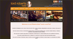Desktop Screenshot of lordrobertshotel.com.au